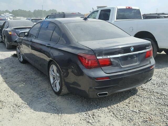 WBAYE4C51ED138405 - 2014 BMW 740 LI GRAY photo 3