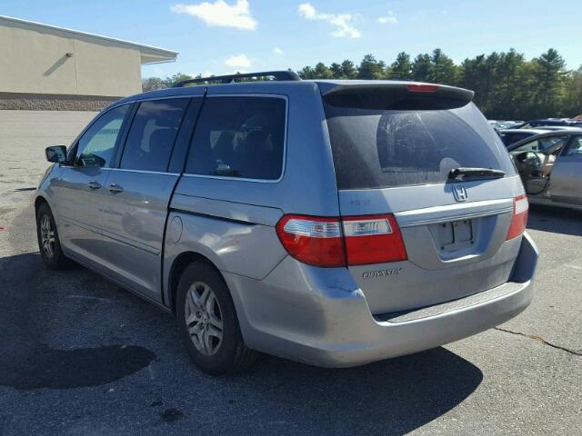 5FNRL38486B077023 - 2006 HONDA ODYSSEY BLUE photo 3