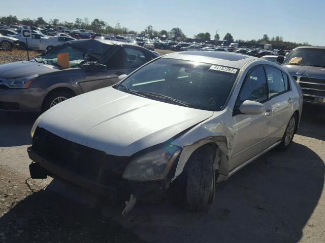 1N4BA41E37C800247 - 2007 NISSAN MAXIMA SE WHITE photo 2