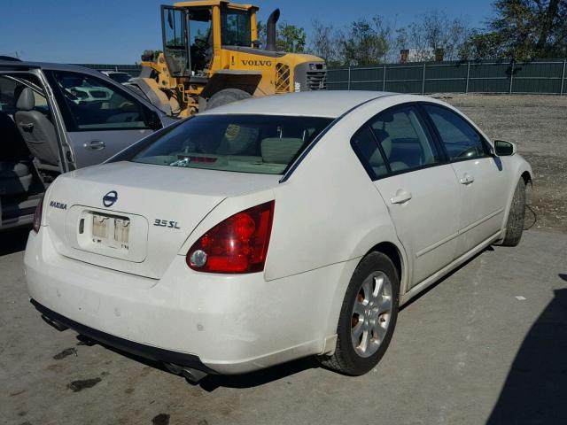 1N4BA41E37C800247 - 2007 NISSAN MAXIMA SE WHITE photo 4