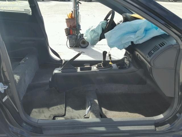 1HGEM21902L028628 - 2002 HONDA CIVIC EX შავი ფოტო 5