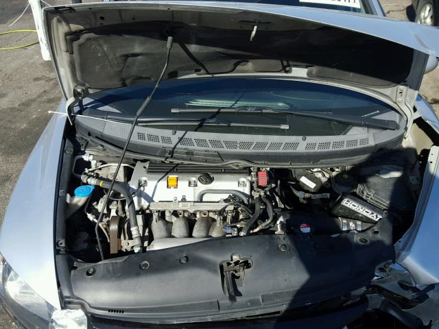 2HGFA55529H702954 - 2009 HONDA CIVIC SILVER photo 7