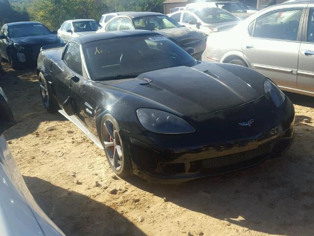 1G1YY26E975126907 - 2007 CHEVROLET CORVETTE BLACK photo 1