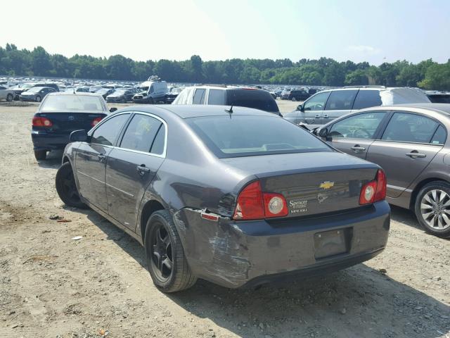 1G1ZB5E18BF216784 - 2011 CHEVROLET MALIBU LS ნაცრისფერი ფოტო 3