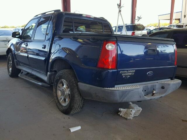 1FMZU67K64UA43385 - 2004 FORD EXPLORER S BLUE photo 3