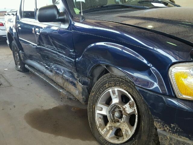 1FMZU67K64UA43385 - 2004 FORD EXPLORER S 蓝色 照片 9