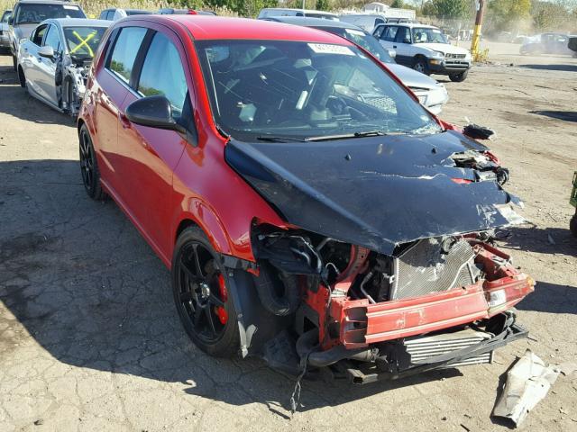 1G1JH6SB8D4147110 - 2013 CHEVROLET SONIC RS RED photo 1