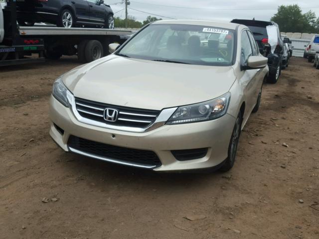 1HGCR2F38DA204644 - 2013 HONDA ACCORD LX TAN photo 2