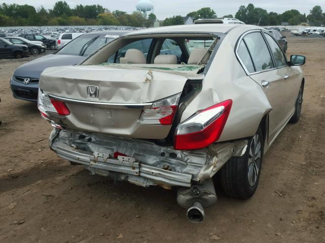 1HGCR2F38DA204644 - 2013 HONDA ACCORD LX TAN photo 4