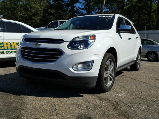 2GNALDEK8G6287495 - 2016 CHEVROLET EQUINOX LT WHITE photo 2