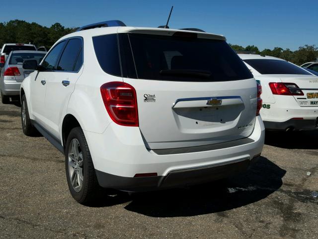 2GNALDEK8G6287495 - 2016 CHEVROLET EQUINOX LT WHITE photo 3