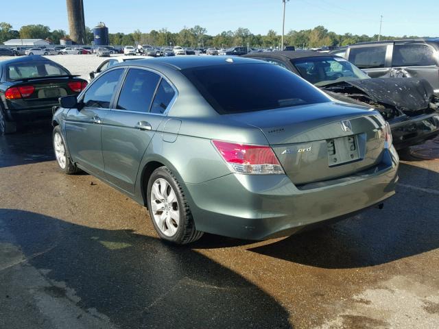 1HGCP26858A076869 - 2008 HONDA ACCORD EXL GREEN photo 3