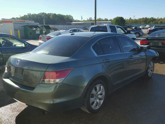 1HGCP26858A076869 - 2008 HONDA ACCORD EXL GREEN photo 4