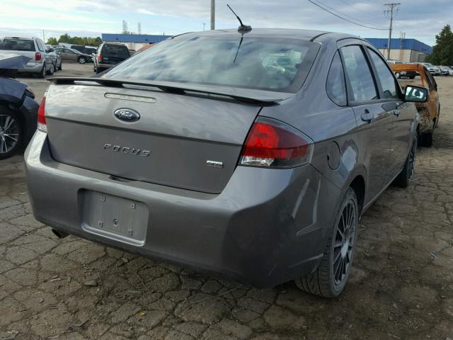 1FAHP3GNXAW270794 - 2010 FORD FOCUS SES GRAY photo 4