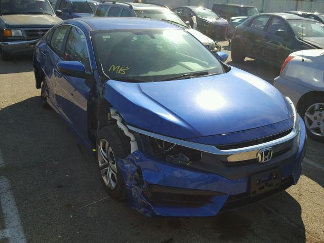 19XFC2F58GE024936 - 2016 HONDA CIVIC LX BLUE photo 1