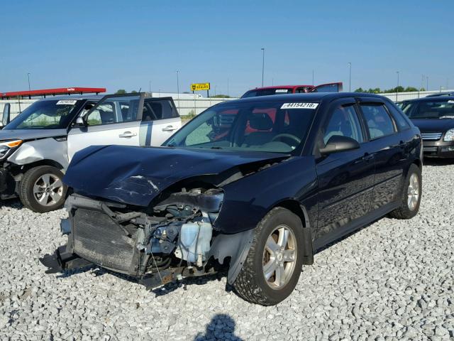 1G1ZT64885F339099 - 2005 CHEVROLET MALIBU MAX 蓝色 照片 2