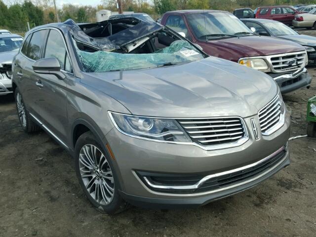 2LMPJ6LR9HBL13258 - 2017 LINCOLN MKX RESERV GRAY photo 1