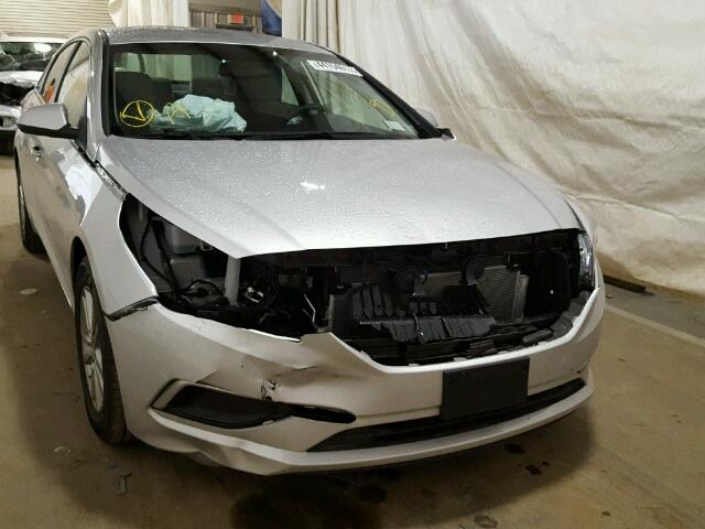 5NPE24AF9HH594421 - 2017 HYUNDAI SONATA SE SILVER photo 9