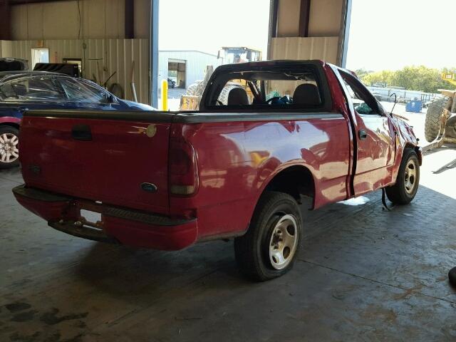 1FTZF1721WKB65734 - 1998 FORD F150 RED photo 4