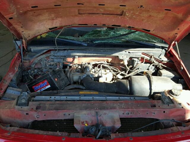 1FTZF1721WKB65734 - 1998 FORD F150 RED photo 7