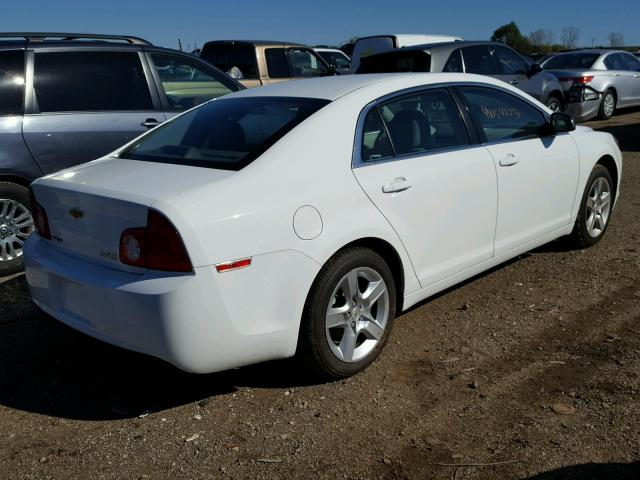 1G1ZA5EU4CF354398 - 2012 CHEVROLET MALIBU LS WHITE photo 4