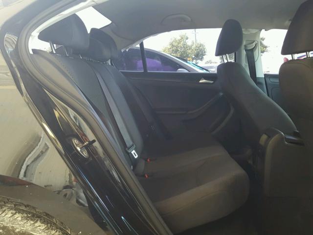 3VW2K7AJ7EM394262 - 2014 VOLKSWAGEN JETTA BASE BLACK photo 6