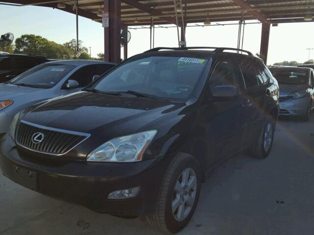 2T2HA31U95C043747 - 2005 LEXUS RX 330 BLACK photo 2