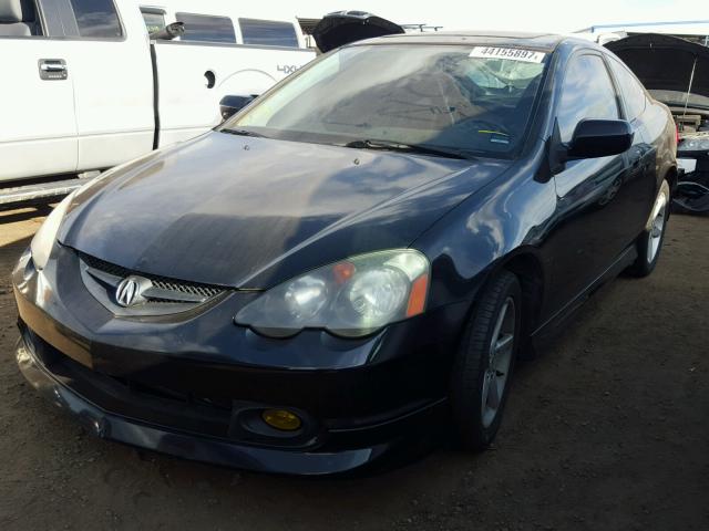 JH4DC53082C028405 - 2002 ACURA RSX BLACK photo 2