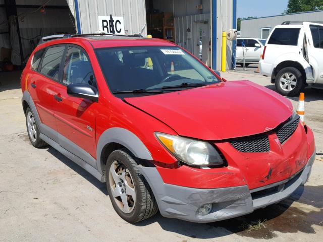 5Y2SL62884Z454133 - 2004 PONTIAC VIBE RED photo 1