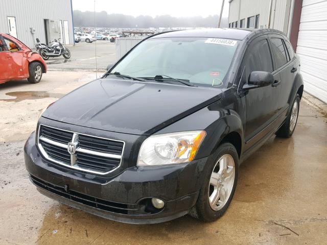 1B3HB48B77D157409 - 2007 DODGE CALIBER SX BLACK photo 2