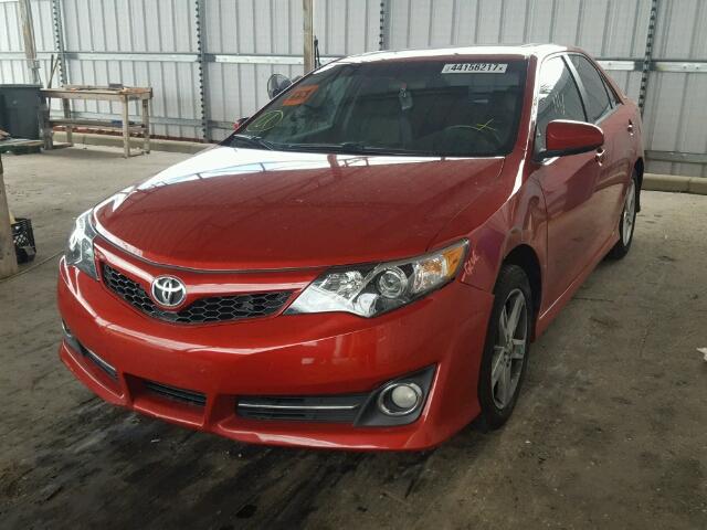 4T1BF1FK7CU543313 - 2012 TOYOTA CAMRY BASE BLACK photo 2