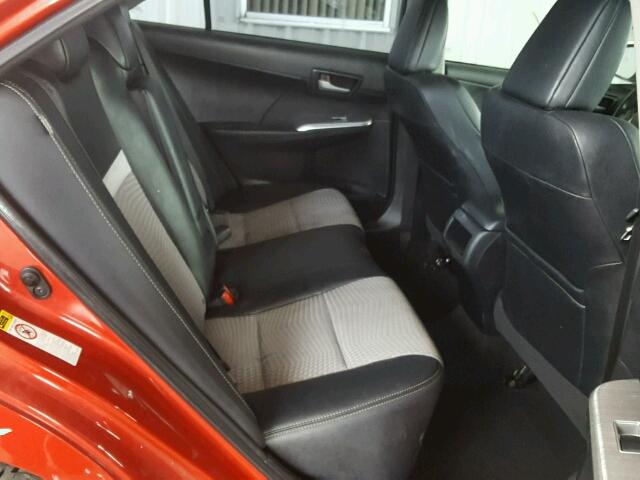 4T1BF1FK7CU543313 - 2012 TOYOTA CAMRY BASE BLACK photo 6