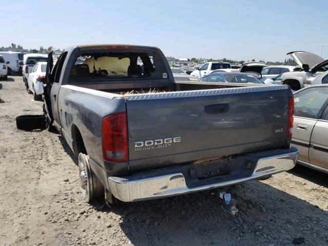 3D7KA28653G769920 - 2003 DODGE RAM 2500 S დამწვარი ფოტო 3