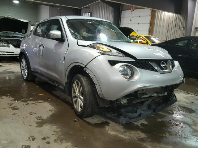 JN8AF5MV3FT554571 - 2015 NISSAN JUKE S SILVER photo 1