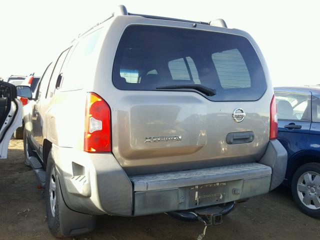 5N1AN08U66C539660 - 2006 NISSAN XTERRA OFF GOLD photo 3