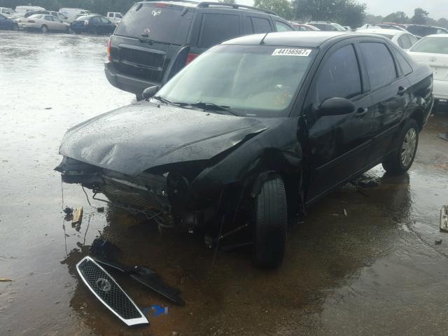 1FAFP34N76W142418 - 2006 FORD FOCUS ZX4 BLACK photo 2