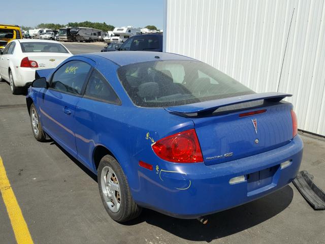 1G2AL18F187146053 - 2008 PONTIAC G5 BLUE photo 3