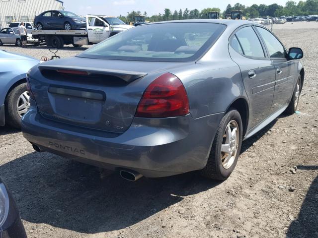 2G2WP522741337085 - 2004 PONTIAC GRAND PRIX GRAY photo 4