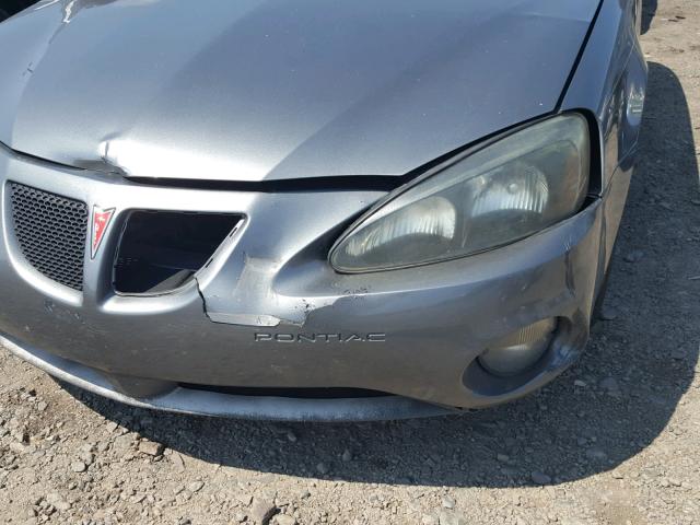 2G2WP522741337085 - 2004 PONTIAC GRAND PRIX GRAY photo 9