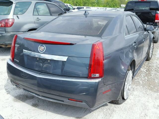 1G6DA5EY3B0142875 - 2011 CADILLAC CTS BLUE photo 4