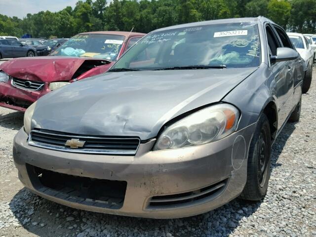 2G1WC581469195345 - 2006 CHEVROLET IMPALA LT GRAY photo 2