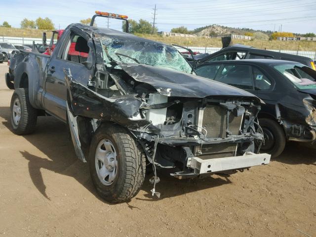 5TEPX42N37Z416497 - 2007 TOYOTA TACOMA BLACK photo 1