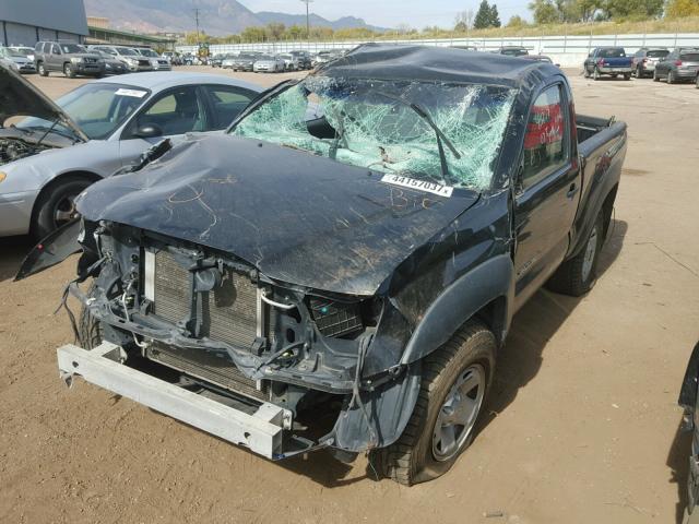 5TEPX42N37Z416497 - 2007 TOYOTA TACOMA BLACK photo 2