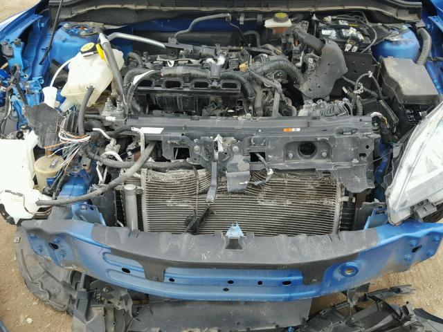 JM1BL1V73C1627639 - 2012 MAZDA 3 I BLUE photo 7