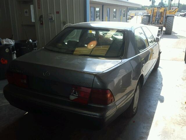 JT8BH28F3V0097240 - 1997 LEXUS LS 400 GRAY photo 4