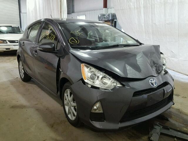 JTDKDTB35D1051077 - 2013 TOYOTA PRIUS C GRAY photo 1