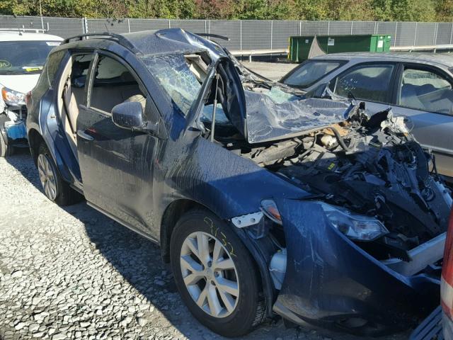 N0V1N44157747 - 2013 NISSAN MURANO S BLUE photo 1