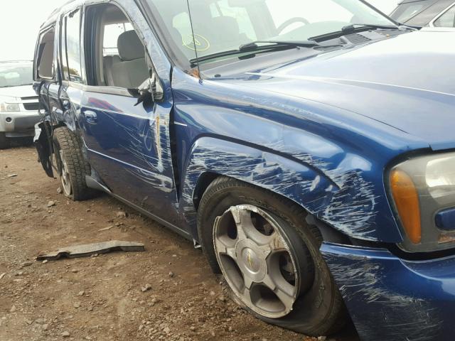 1GNDT13S052159065 - 2005 CHEVROLET TRAILBLAZE BLUE photo 9