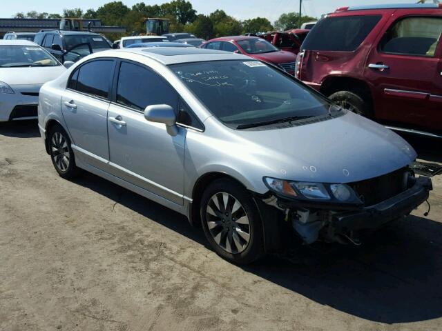 2HGFA16979H344423 - 2009 HONDA CIVIC EX-L SILVER photo 1