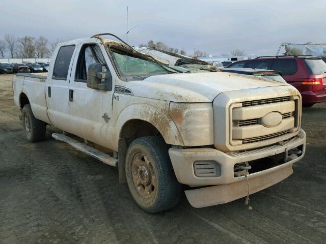 1FT8W3BT8CEC38633 - 2012 FORD F350 SUPER WHITE photo 1